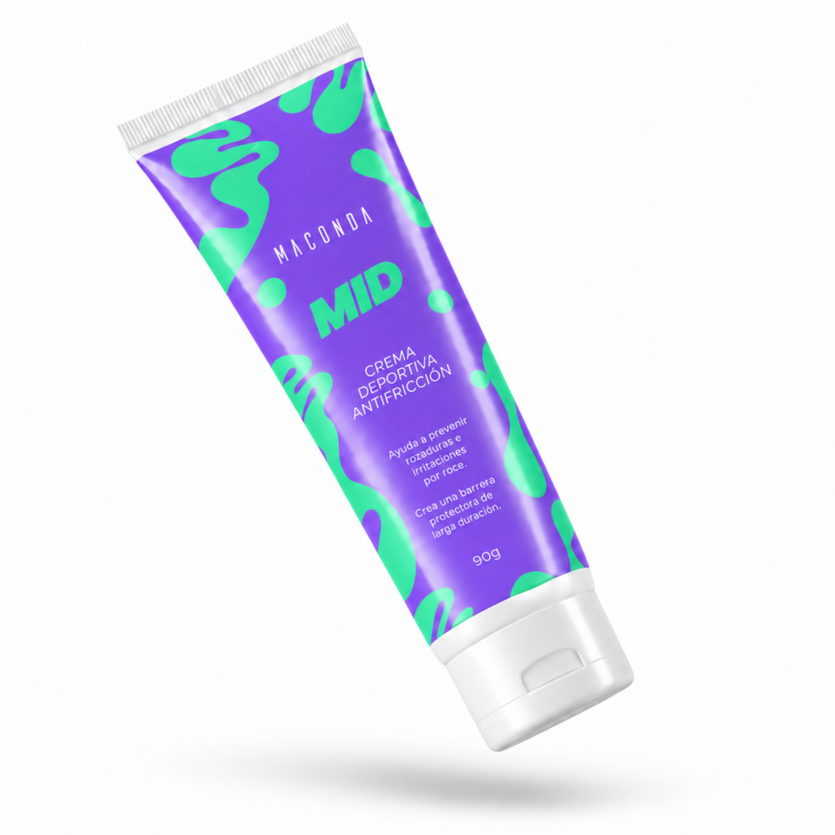 MID · Crema deportiva antifricción